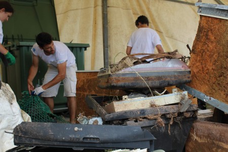 Grande ação de limpeza nas margens da Lagoa de Óbidos